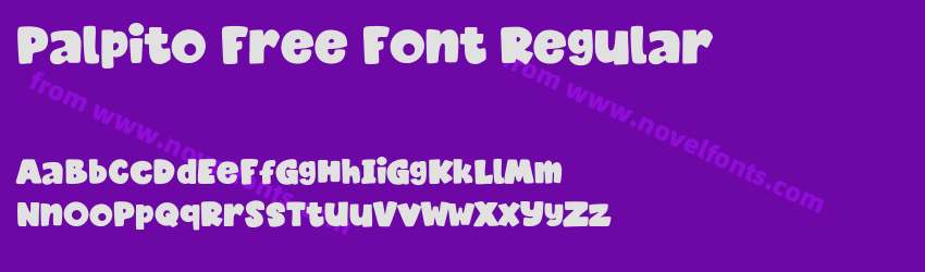 Palpito Free Font RegularPreview