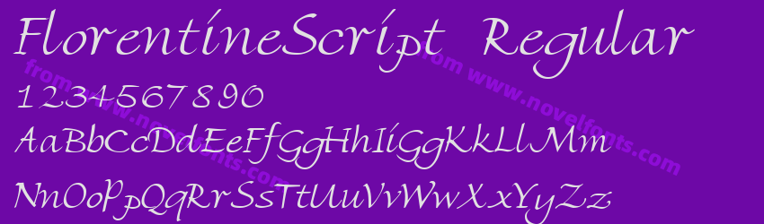 FlorentineScript RegularPreview