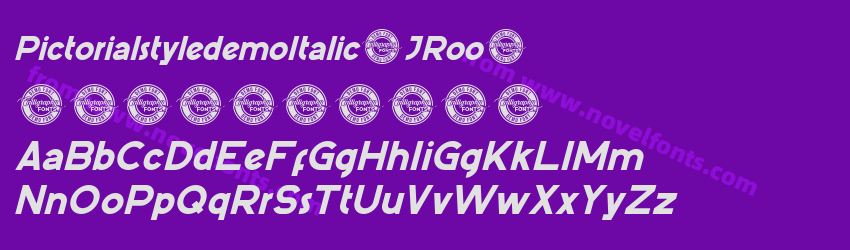 PictorialstyledemoItalic-JRoo7Preview