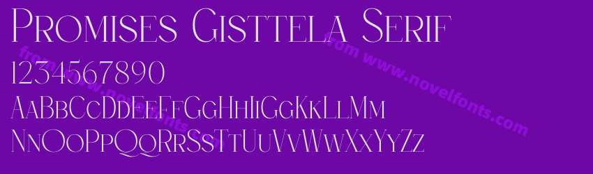 Promises Gisttela SerifPreview