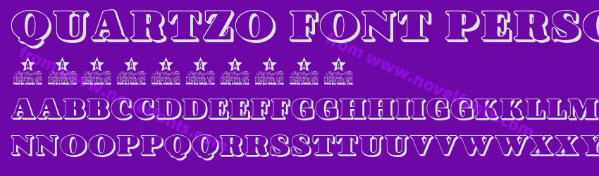 QUARTZO FONT PERSONAL USEPreview