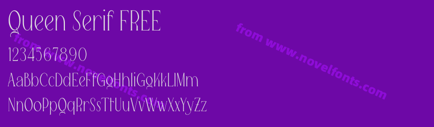 Queen Serif FREEPreview