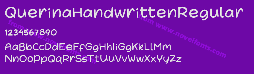 QuerinaHandwrittenRegularPreview