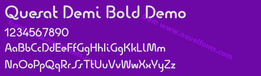 Quesat Demi Bold DemoPreview