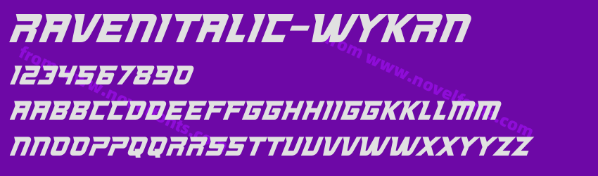 RavenItalic-WyKrnPreview