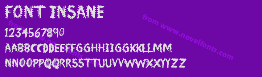 Font InsanePreview