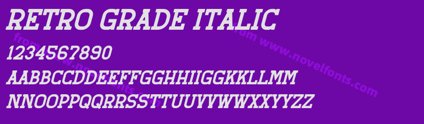 Retro Grade ItalicPreview