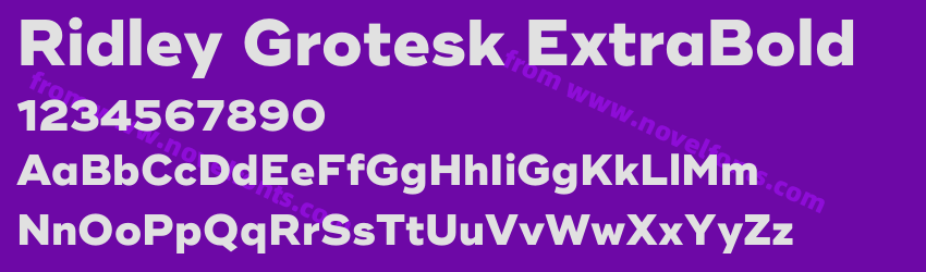 Ridley Grotesk ExtraBoldPreview