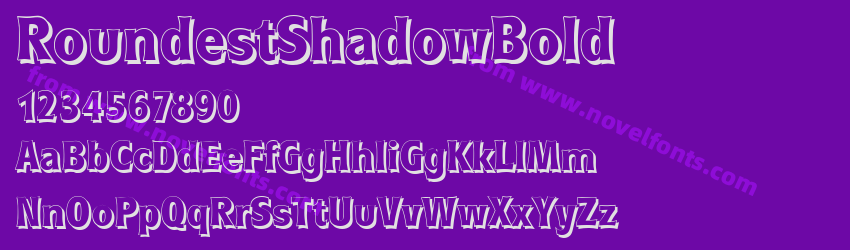 RoundestShadowBoldPreview