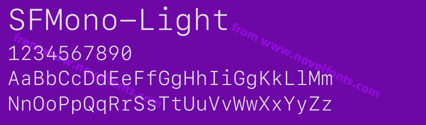 SFMono-LightPreview