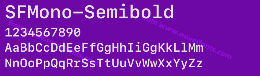 SFMono-SemiboldPreview