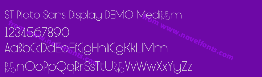 ST Plato Sans Display DEMO MediumPreview