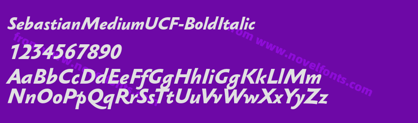 SebastianMediumUCF-BoldItalicPreview