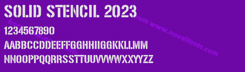 Solid Stencil 2023Preview