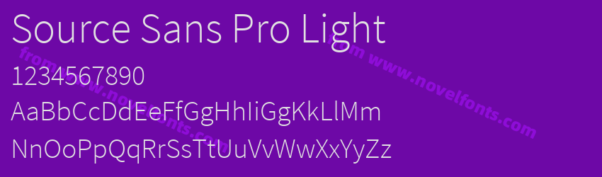 Source Sans Pro LightPreview