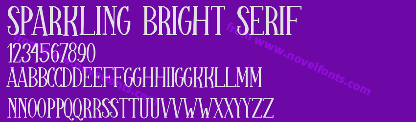 Sparkling Bright SerifPreview