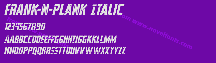 Frank n Plank ItalicPreview