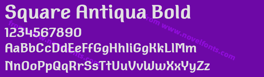 Square Antiqua BoldPreview