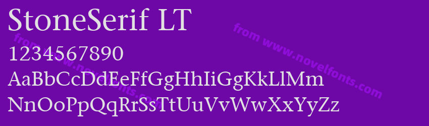 StoneSerif LTPreview