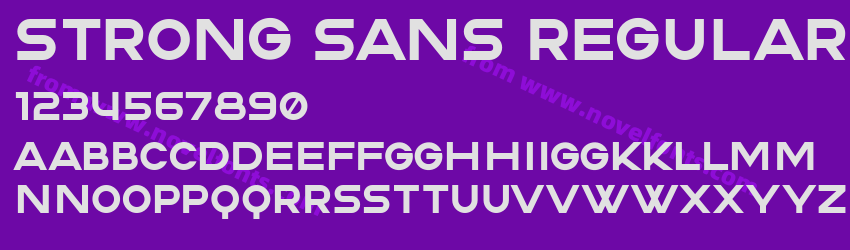 Strong Sans RegularPreview