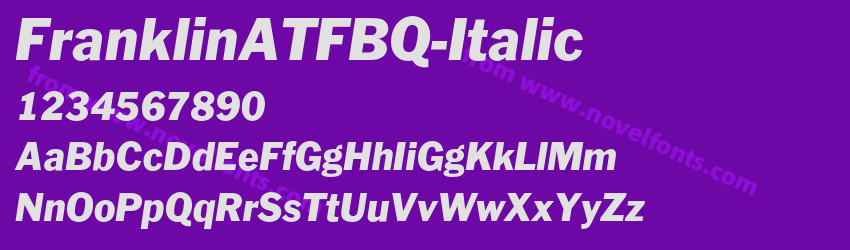 FranklinATFBQ-ItalicPreview