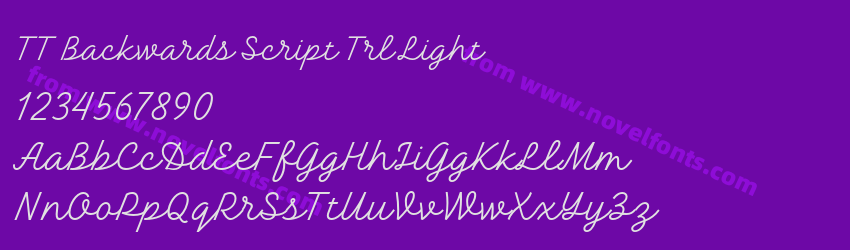 TT Backwards Script Trl LightPreview