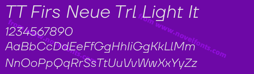 TT Firs Neue Trl Light ItPreview