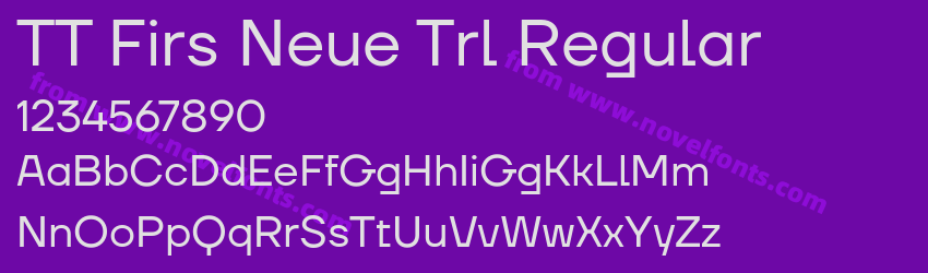 TT Firs Neue Trl RegularPreview