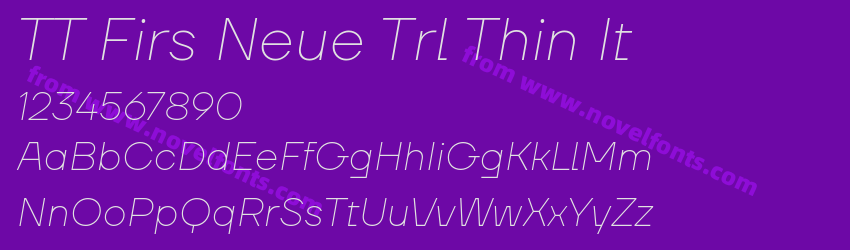 TT Firs Neue Trl Thin ItPreview