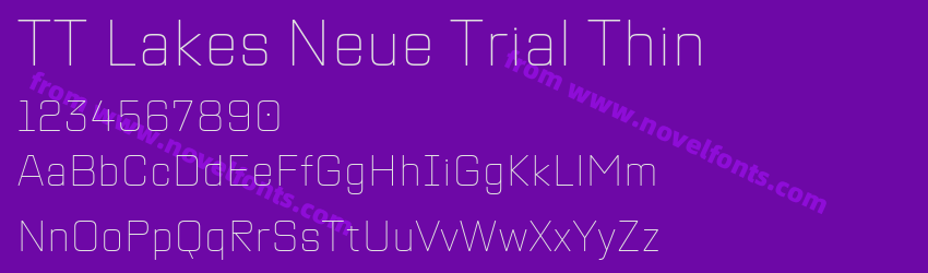 TT Lakes Neue Trial ThinPreview