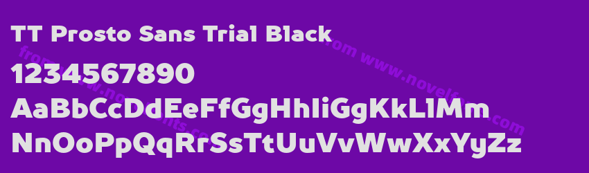 TT Prosto Sans Trial BlackPreview