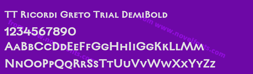 TT Ricordi Greto Trial DemiBoldPreview