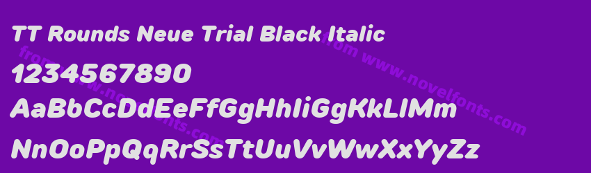 TT Rounds Neue Trial Black ItalicPreview