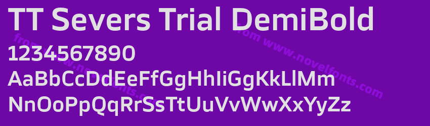 TT Severs Trial DemiBoldPreview