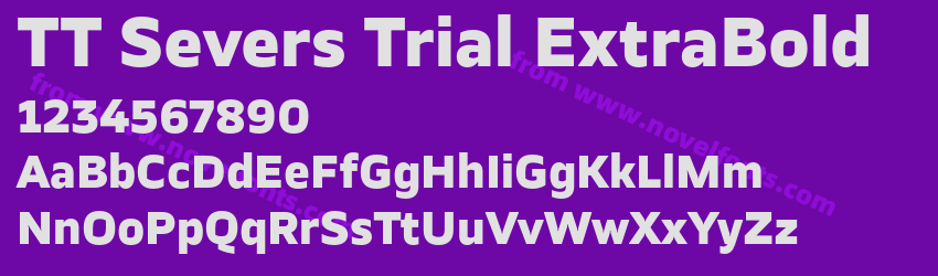 TT Severs Trial ExtraBoldPreview