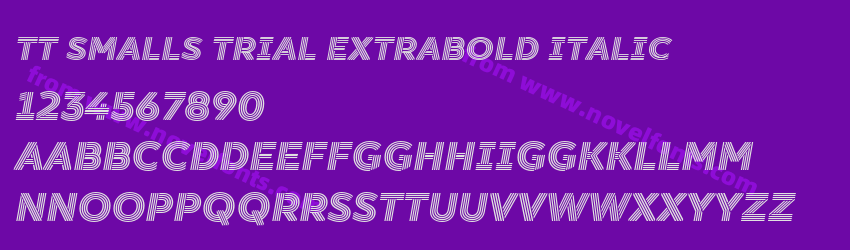 TT Smalls Trial ExtraBold ItalicPreview