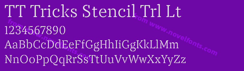 TT Tricks Stencil Trl LtPreview