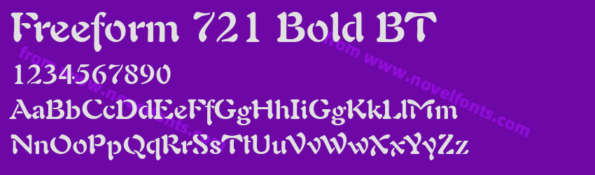 Freeform 721 Bold BTPreview