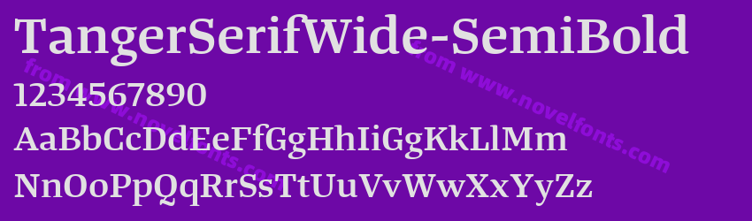 TangerSerifWide-SemiBoldPreview