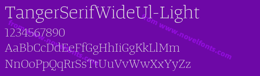 TangerSerifWideUl-LightPreview