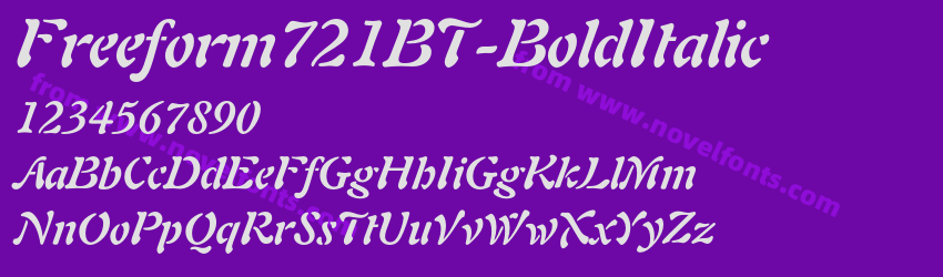 Freeform721BT-BoldItalicPreview