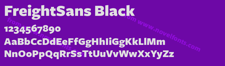 FreightSans BlackPreview