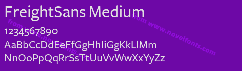 FreightSans MediumPreview