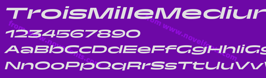 TroisMilleMediumItalic-35Preview