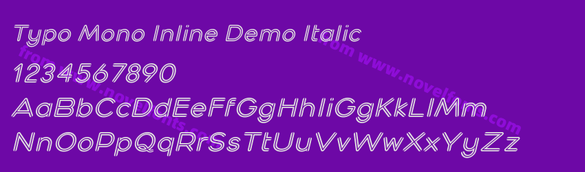 Typo Mono Inline Demo ItalicPreview