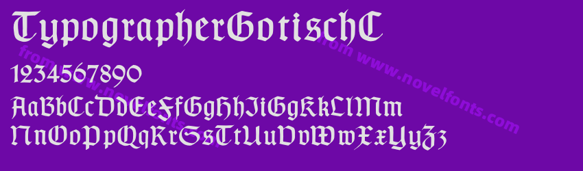 TypographerGotischCPreview