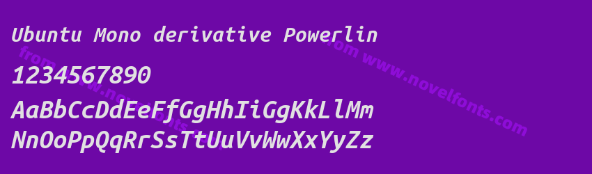 Ubuntu Mono derivative PowerlinPreview