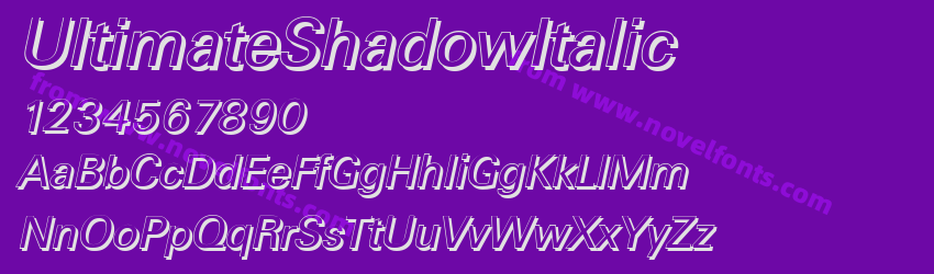 UltimateShadowItalicPreview