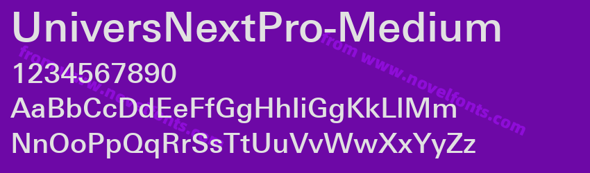 UniversNextPro-MediumPreview