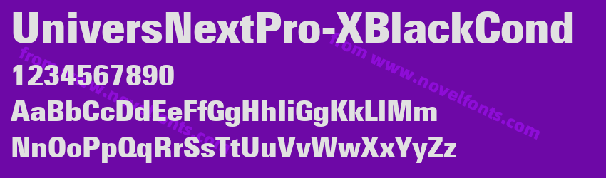 UniversNextPro-XBlackCondPreview